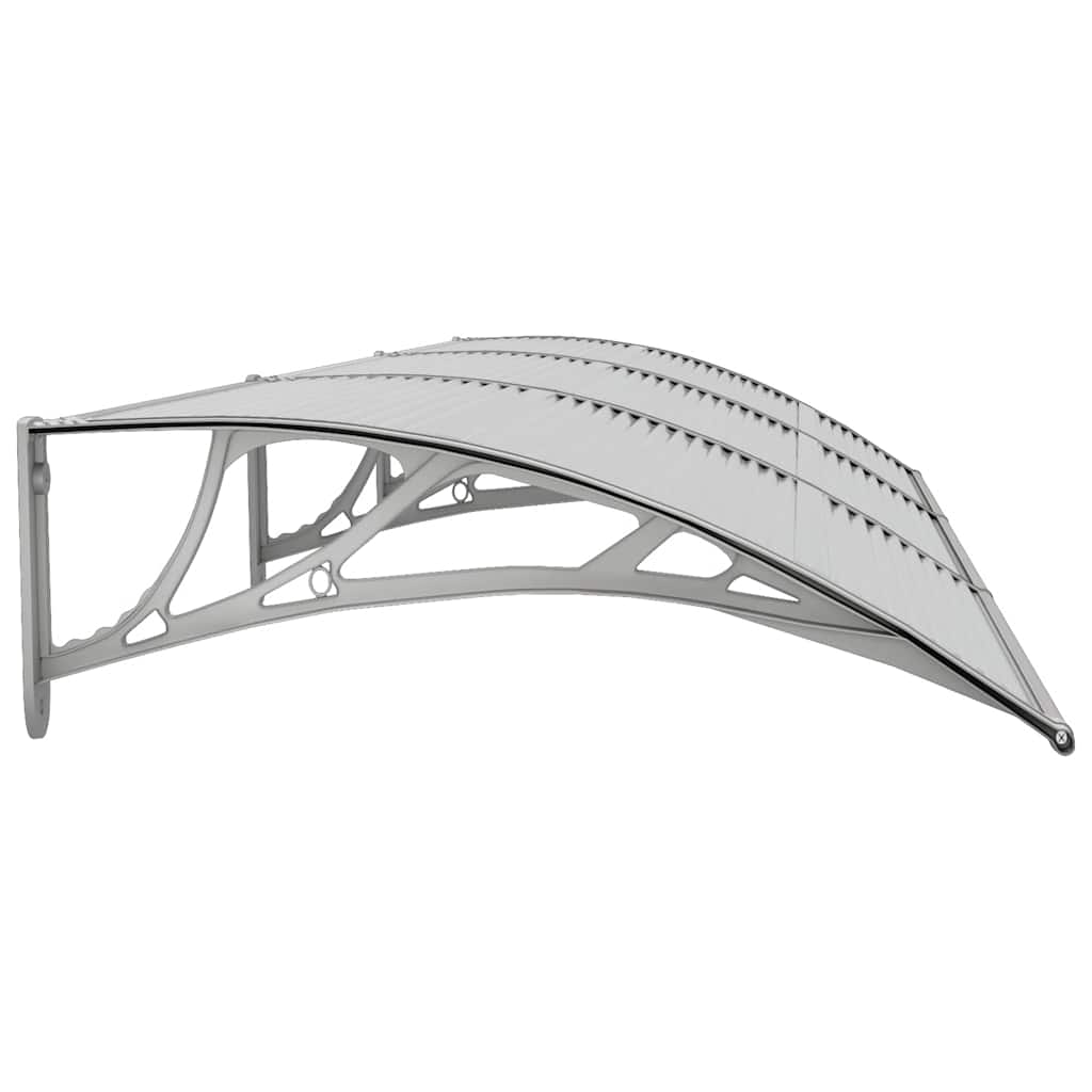 Tettoia per Porta in Policarbonato Grigio 300x75 cm - immagine 4 | SolPatio - Image 4 of 6