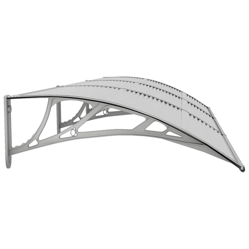 Tettoia per Porta in Policarbonato Grigio 300x75 cm - immagine 4 | SolPatio - Image 4 of 6