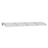 vidaXL Polycarbonate Door Canopy 350x100 cm Grey - Image 4 of 12