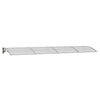 vidaXL Polycarbonate Door Canopy 350x100 cm Grey - Image 3 of 12
