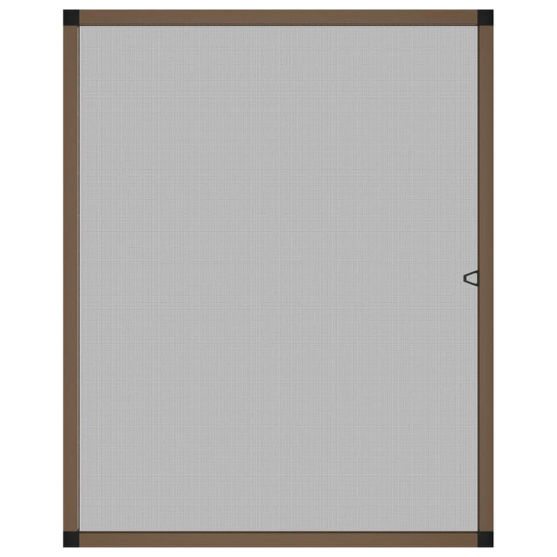 vidaXL Zanzariera per Finestre Marrone 100x120 cm - Image 3 of 7