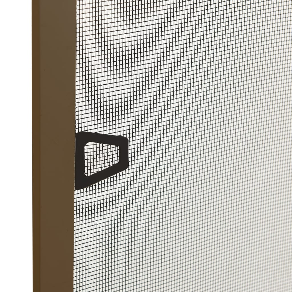 vidaXL Zanzariera per Finestre Marrone 100x120 cm - Image 4 of 7