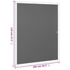 vidaXL Zanzariera per Finestre Marrone 100x120 cm - Image 7 of 7