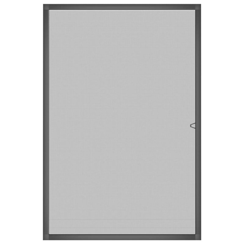 vidaXL Aluminum Window Screen 90x120 cm Anthracite - Image 6 of 14