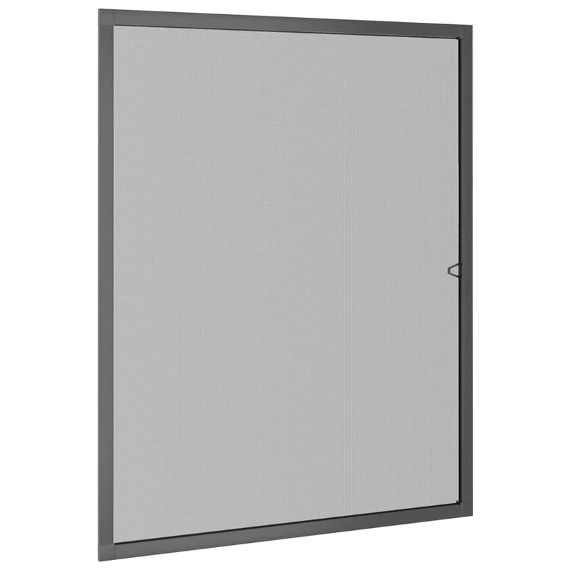 vidaXL Aluminum Window Screen 90x120 cm Anthracite - Image 4 of 14