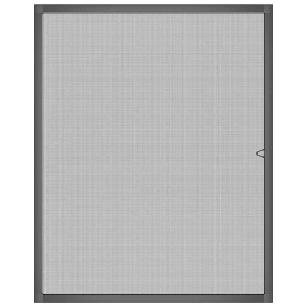 vidaXL Aluminum Window Screen 90x120 cm Anthracite - Image 5 of 14