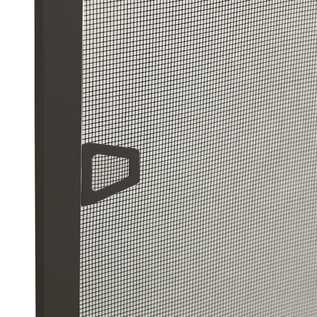 vidaXL Aluminum Window Screen 90x120 cm Anthracite - Image 7 of 14