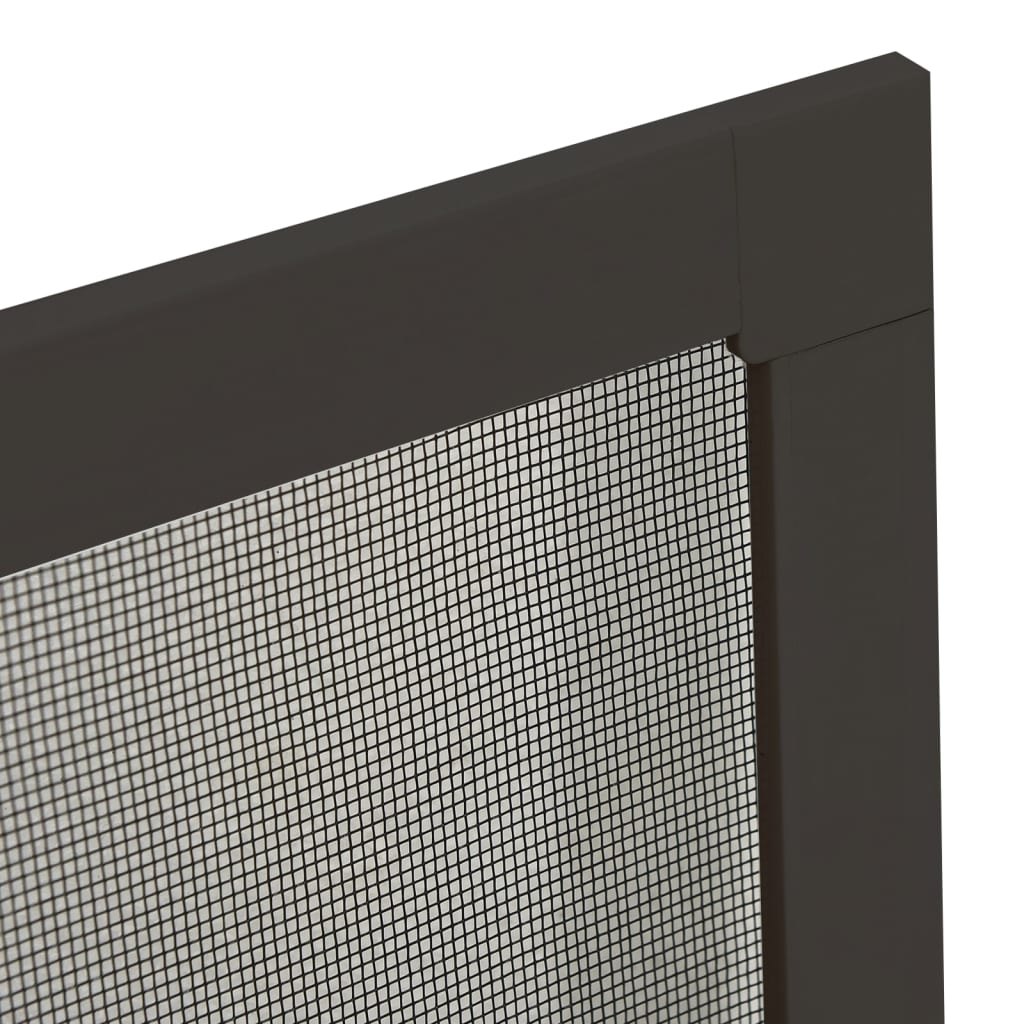 vidaXL Aluminum Window Screen 90x120 cm Anthracite - Image 10 of 14
