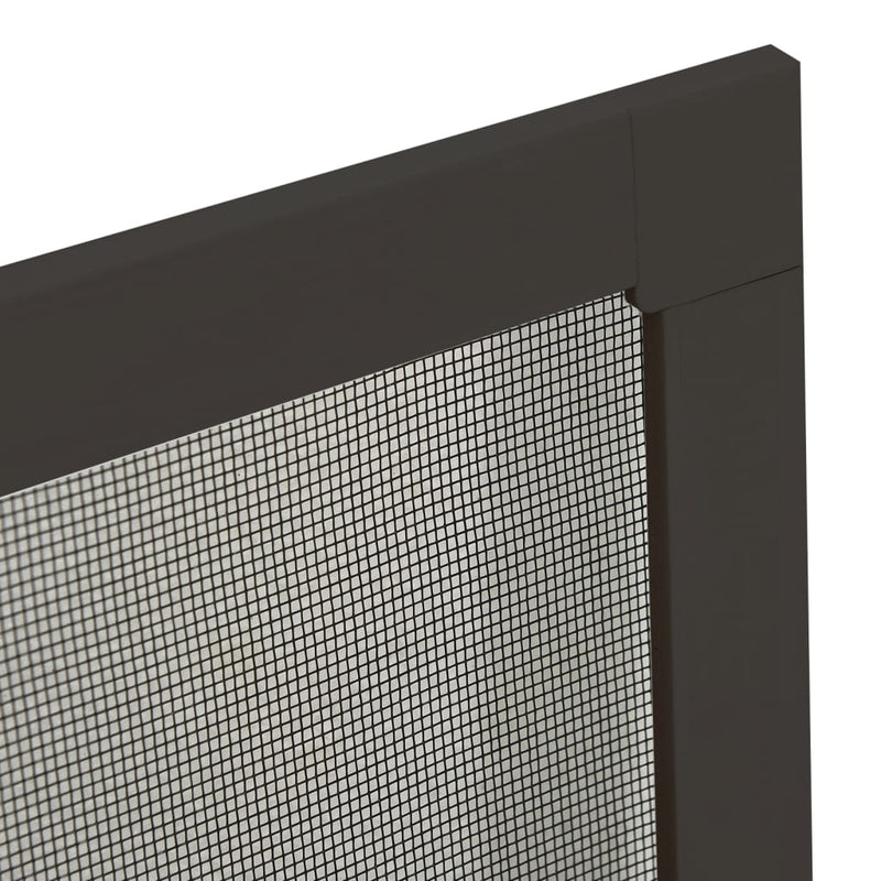 vidaXL Aluminum Window Screen 90x120 cm Anthracite - Image 10 of 14