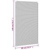 vidaXL Zanzariera Magnetica per Finestre Bianca 80x140 cm - Image 7 of 7