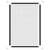 vidaXL Zanzariera Magnetica per Finestre Bianca 80x120 cm - Image 5 of 7