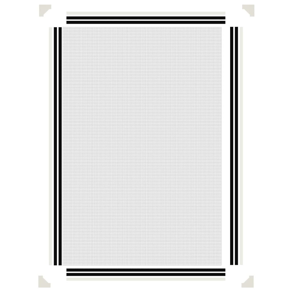 vidaXL Zanzariera Magnetica per Finestre Bianca 80x120 cm - Image 5 of 7
