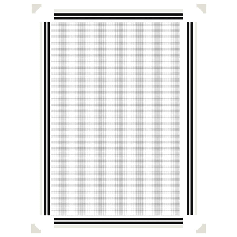 vidaXL Zanzariera Magnetica per Finestre Bianca 80x120 cm - Image 5 of 7