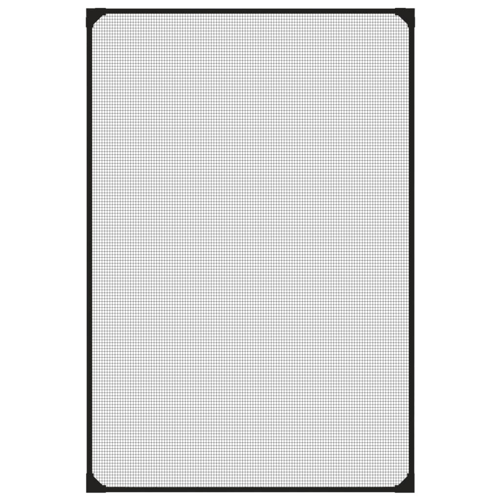 vidaXL Zanzariera Magnetica per Finestre in Fibra di Vetro, Tagliabile, 80x140 cm, Antracite - Image 8 of 21