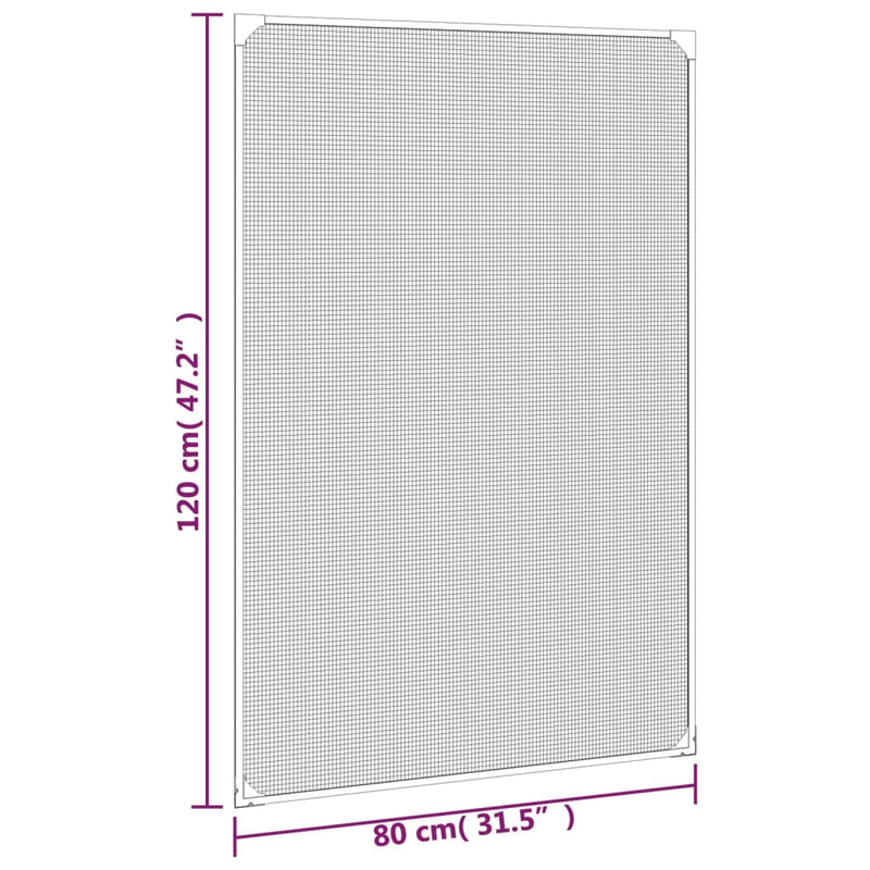 vidaXL Zanzariera Magnetica per Finestre in Fibra di Vetro, Tagliabile, 80x140 cm, Antracite - Image 21 of 21