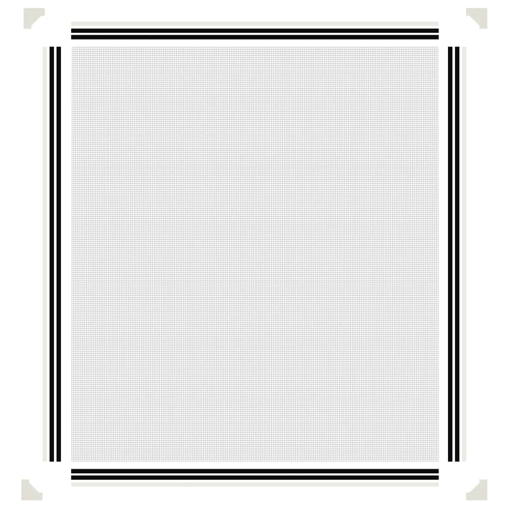 Zanzariera Magnetica per Finestre in Fibra di Vetro Tagliabile 120x140 cm Bianco - immagine 5 | SolPatio - Image 5 of 7