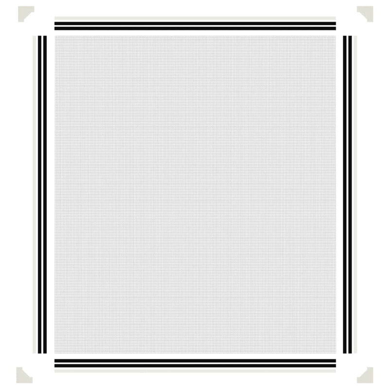 Zanzariera Magnetica per Finestre in Fibra di Vetro Tagliabile 120x140 cm Bianco - immagine 5 | SolPatio - Image 5 of 7