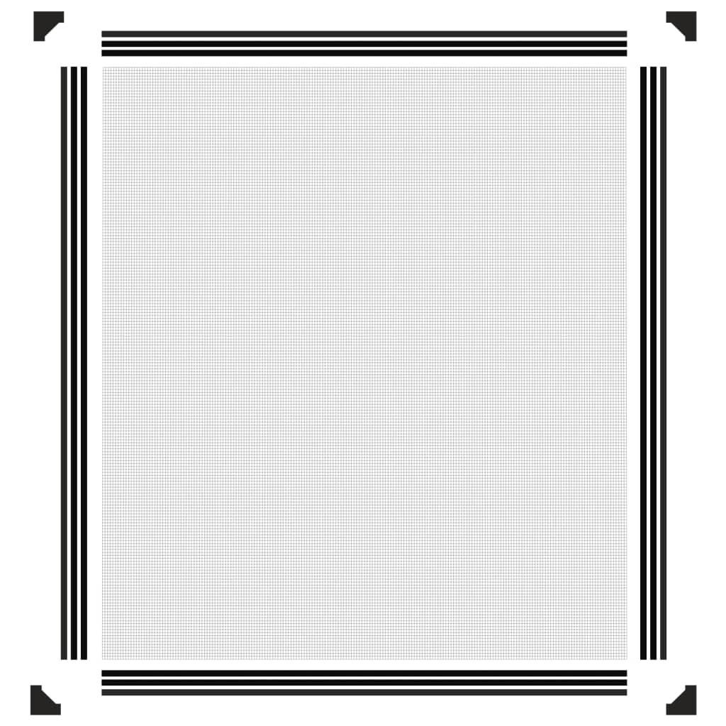 vidaXL Zanzariera Magnetica per Finestre Antracite 130x150 cm - Image 5 of 7