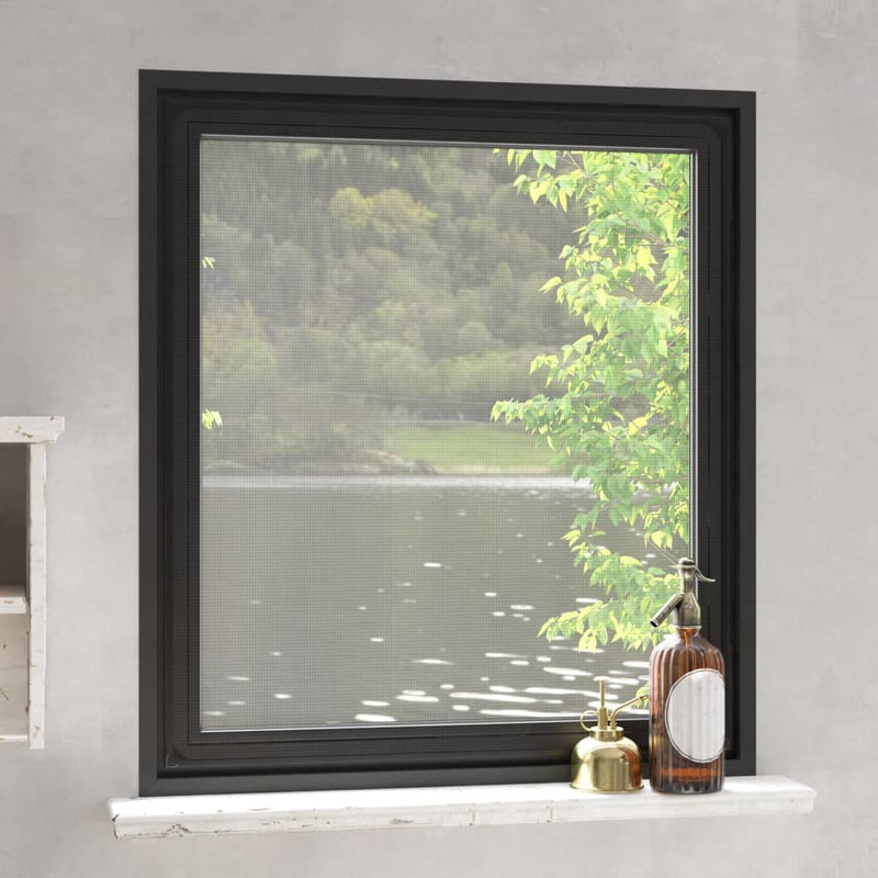 vidaXL Zanzariera Magnetica per Finestre Antracite 130x150 cm - Image 1 of 7