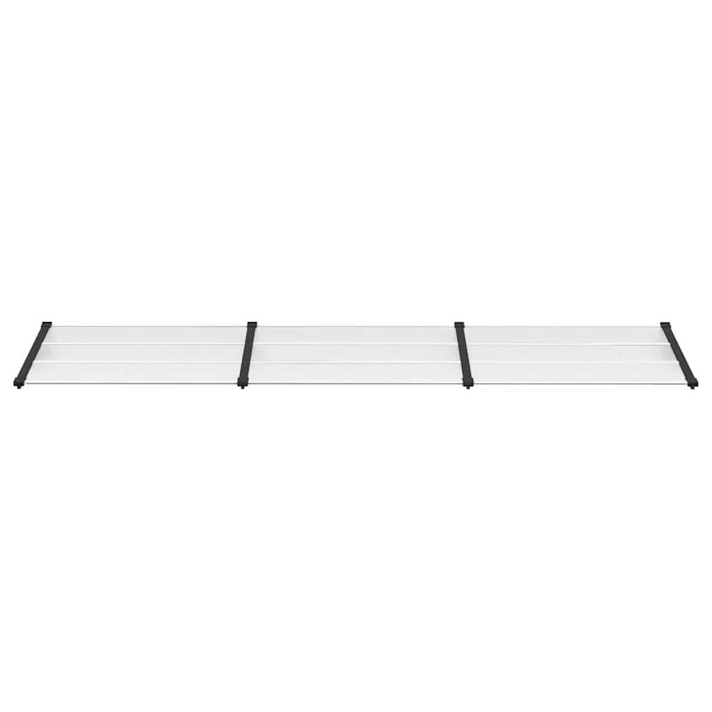 Tettoia per Porta Nero e Trasparente 358,5x90 cm Policarbonato - immagine 3 | SolPatio - Image 3 of 5