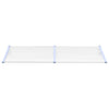 vidaXL Marquesina para Puerta de Policarbonato y Aluminio 239x90 cm Gris y Transparente - Image 8 of 15