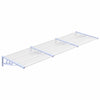 Toldo para puerta vidaXL de policarbonato 152,5x90 cm Gris y transparente - Image 4 of 15