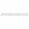 vidaXL Door Awning, Polycarbonate, 358.5x90 cm, Grey and Transparent - Image 3 of 5