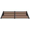 vidaXL Polycarbonate Door Awning, 152.5x90 cm, Black - Image 9 of 15