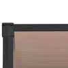 vidaXL Polycarbonate Door Awning, 152.5x90 cm, Black - Image 10 of 15