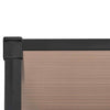 vidaXL Door Canopy, Polycarbonate and Aluminum, 396x90 cm, Black - Image 4 of 5