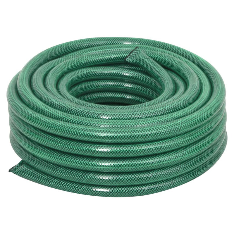 vidaXL Set Tubo da Giardino con Raccordi Verde 0,75" 30 m in PVC - Image 1 of 11