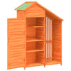 Caseta de Jardín vidaXL de Madera Maciza de Pino 120x53,5x170 cm Marrón - Image 4 of 8