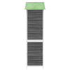 vidaXL Cobertizo de Jardín Madera Maciza de Pino 120x53,5x170 cm Gris - Image 5 of 8