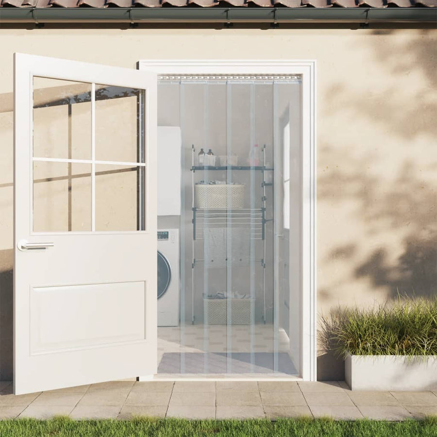 Tenda a Strisce per Porte in PVC Trasparente 200 mm x 1,6 mm, 10 m - immagine 1 | SolPatio