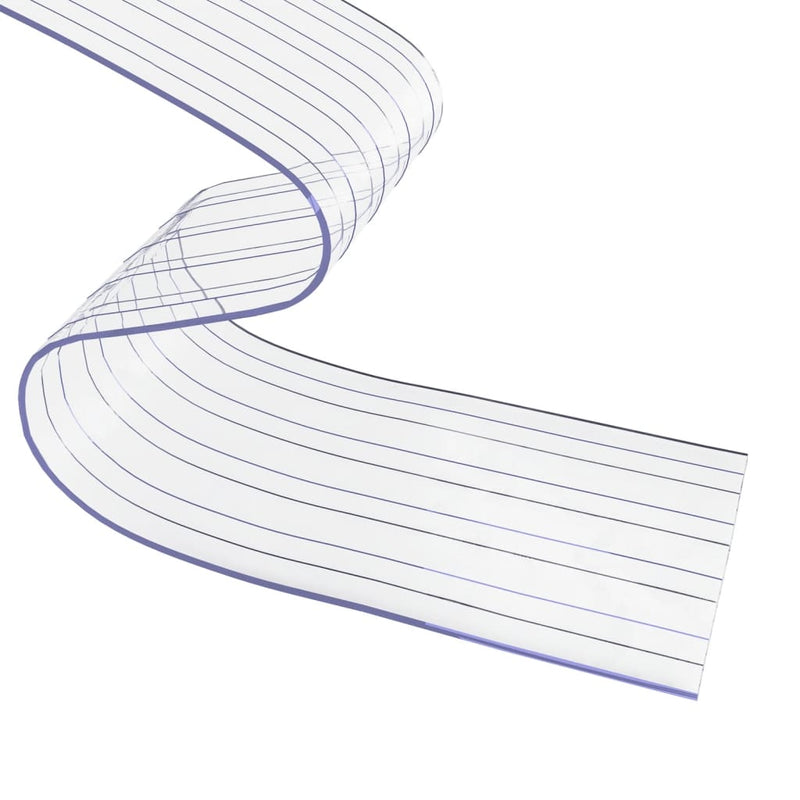 vidaXL Tenda a Strisce per Porte in PVC Trasparente 200 mm x 1,6 mm, 10 m - Image 21 of 30