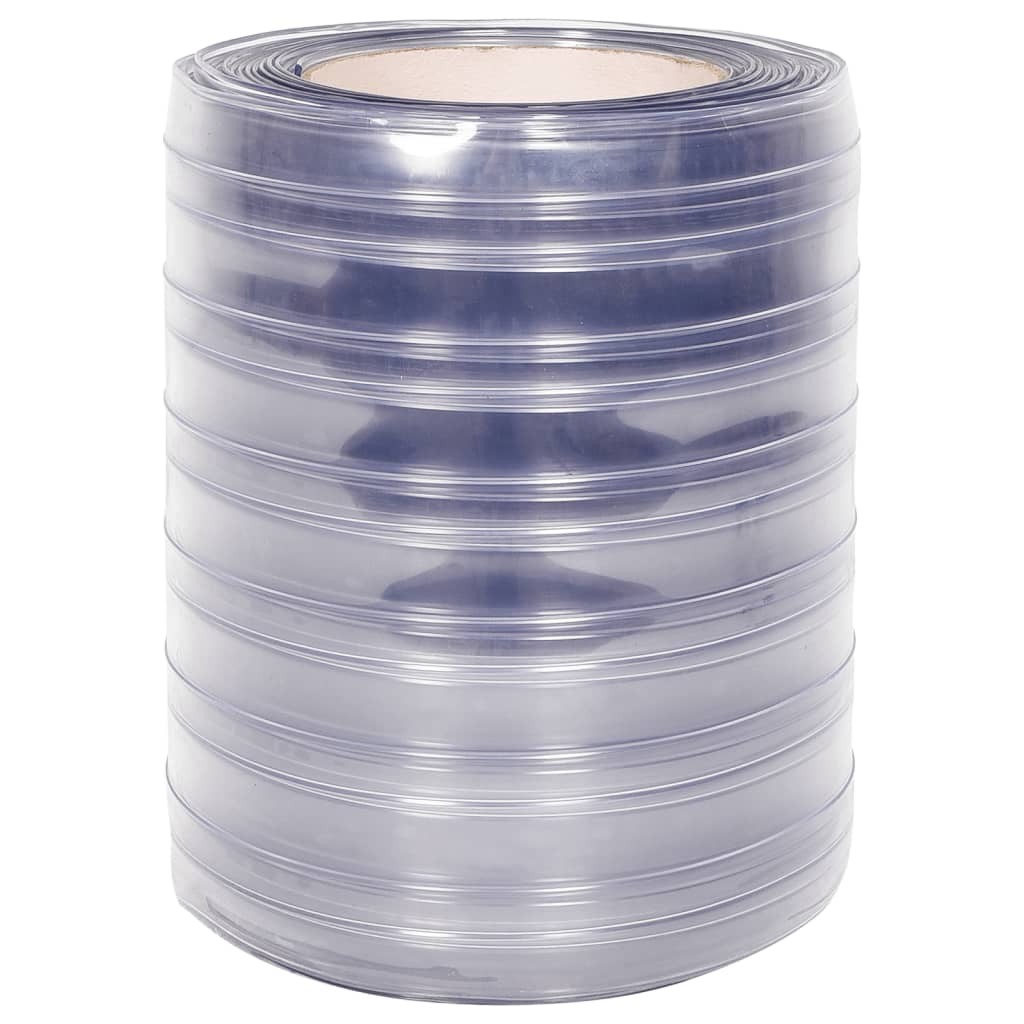 Tenda a Strisce in PVC Trasparente per Porte, 300mm x 2.6mm, Rotolo 25m - immagine 12 | SolPatio - Image 12 of 18
