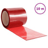 vidaXL Tenda per Porte in PVC 200 mm x 1,6 mm 10 m Rossa - Image 4 of 18