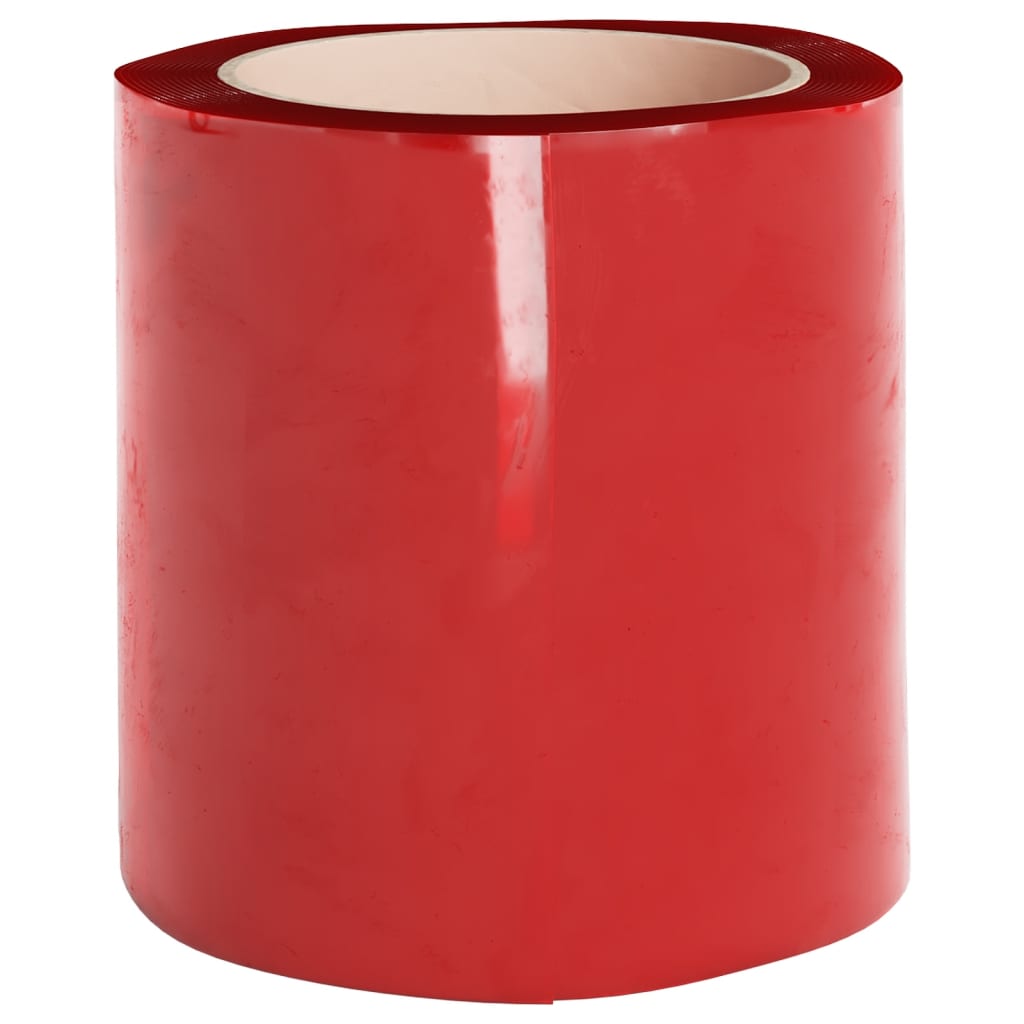 vidaXL Tenda per Porte in PVC 200 mm x 1,6 mm 10 m Rossa - Image 10 of 18