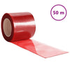 vidaXL Tenda per Porte Rossa 200 mm x 1,6 mm 50 m in PVC - Image 2 of 6
