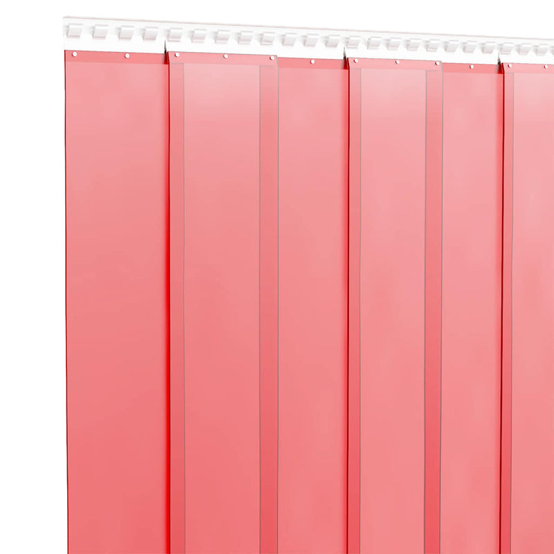vidaXL Tenda per Porte in PVC 200 mm x 1,6 mm 10 m Rossa - Image 8 of 18
