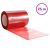 vidaXL PVC Door Strip Curtain, Red, 300 mm x 2.6 mm, 10 m Roll - Image 3 of 12