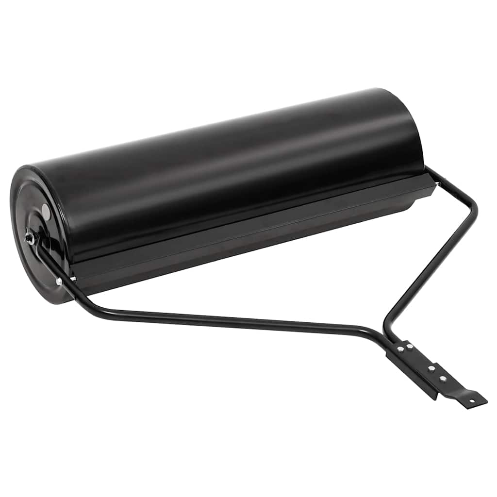vidaXL Rullo da Giardino a Spinta Nero 63 L Ferro - Image 2 of 4