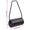 Rullo da Giardino con Manico Nero 42 L Ferro e Acciaio - immagine 3 | SolPatio - Image 3 of 3