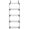 Organizzatore per Porta vidaXL con 5 Ripiani in Alluminio, 52x20x135 cm - Image 3 of 5