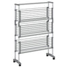 vidaXL Stendibiancheria con Ruote 89x64x129 cm in Alluminio - Image 3 of 7