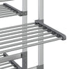 vidaXL Stendibiancheria con Ruote 89x64x129 cm in Alluminio - Image 6 of 7