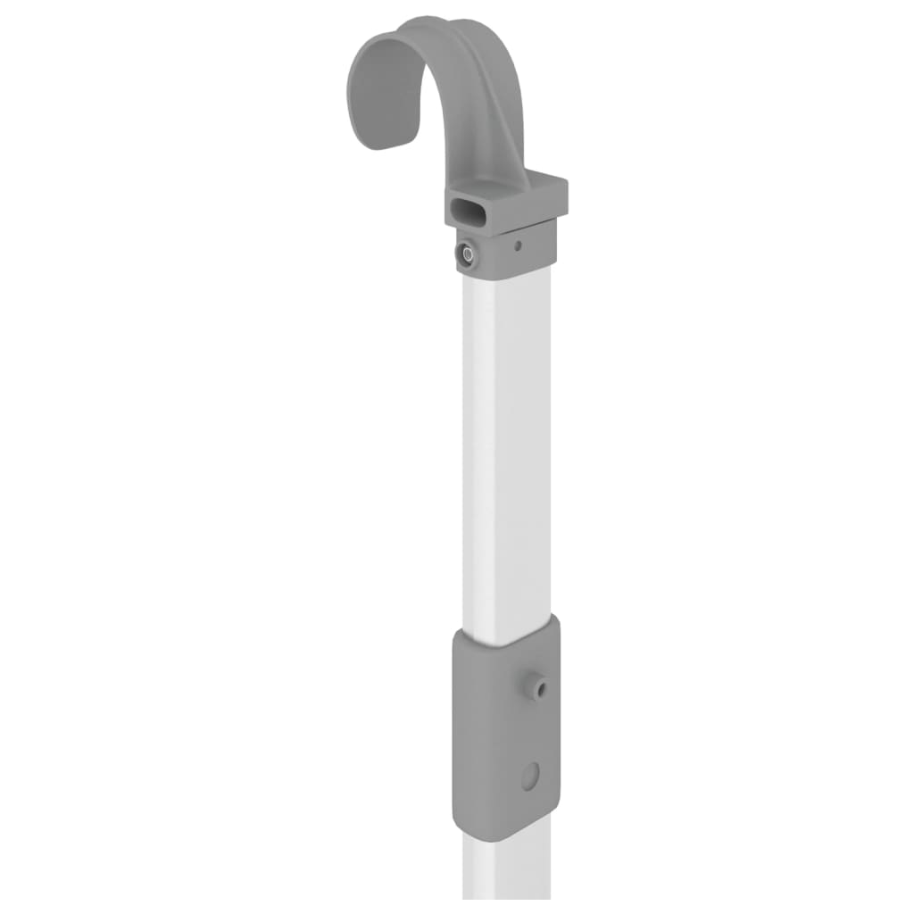 vidaXL Stendino da Balcone in Alluminio Pieghevole 54x25x42 cm Argento - Image 6 of 7