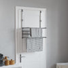 vidaXL Stendino da Balcone in Alluminio Pieghevole 54x25x42 cm Argento - Image 1 of 7
