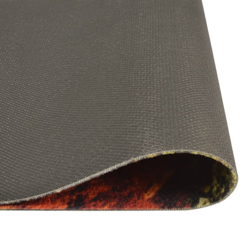 vidaXL Tappeto da Cucina Lavabile Cucchiai e Spezie 45x150 cm Velluto - Image 2 of 3