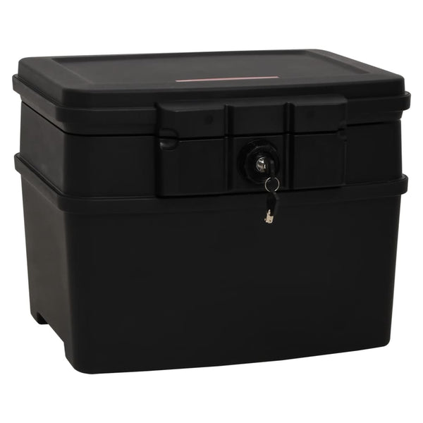 Cassetta di Sicurezza Ignifuga e Impermeabile, 44x37x34 cm, Nera - immagine 2 | SolPatio